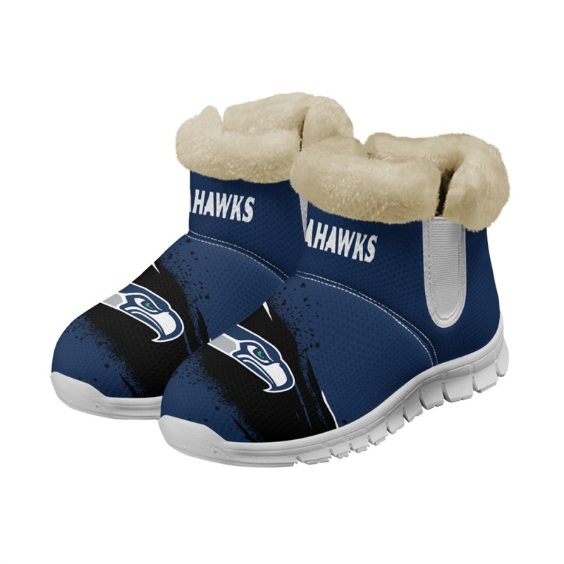 Men's Seattle Seahawks 2024 Snow Boots/Shoes 003(Pls check description for details)